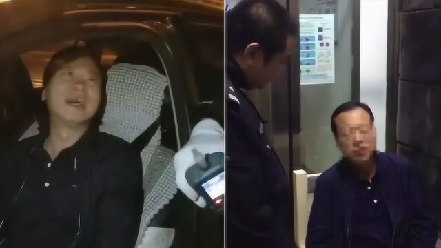 打码都遮不住的笑!男子酒驾后开进交警队自首:我想进去看看