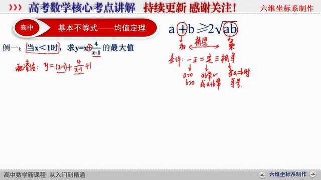 高考数学核心考点讲解基本不等式均值定理考点及配凑法