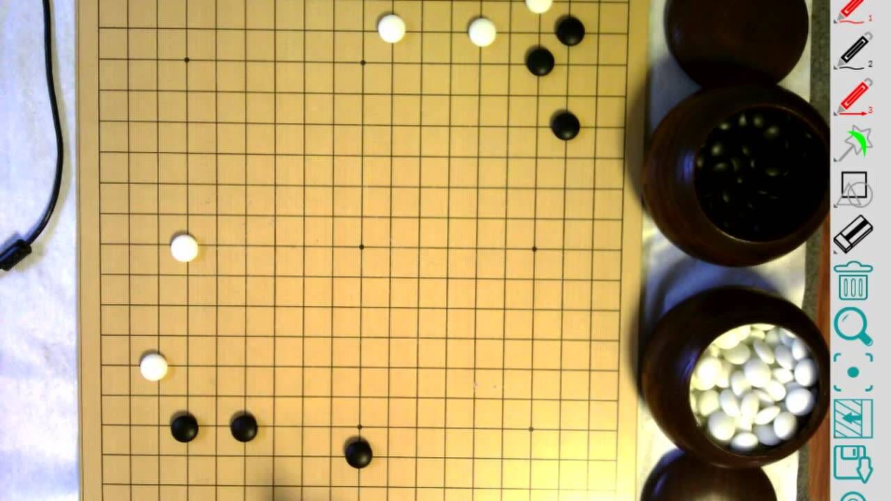 围棋 星位定式(双枪和长枪)