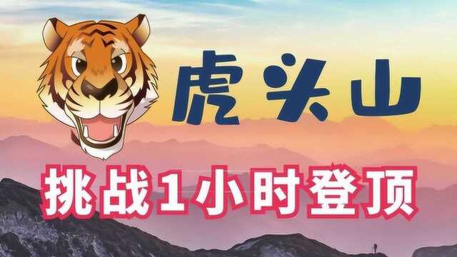 北京有座海拔300米的虎头山,挑战下自己的小体格,一小时内登顶