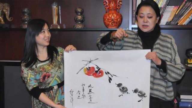 浴缸里画画、画完就撕……倪萍画画时有多少“怪癖好”