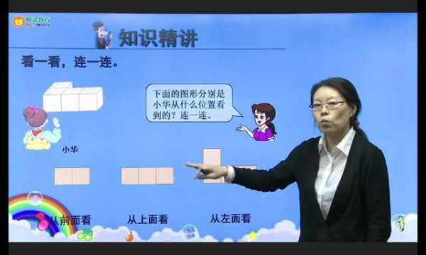 小学四年级数学下册第二课观察物体