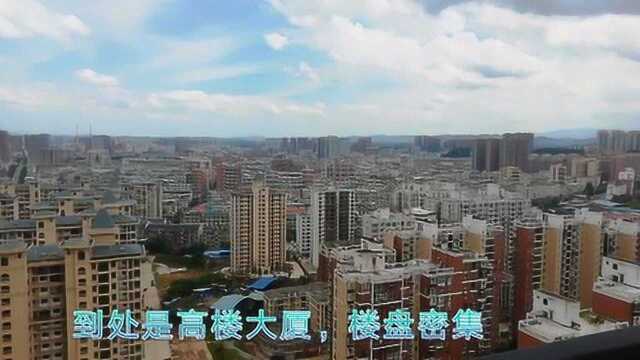 湖南南部小县城,这规模够的上地级市了吧