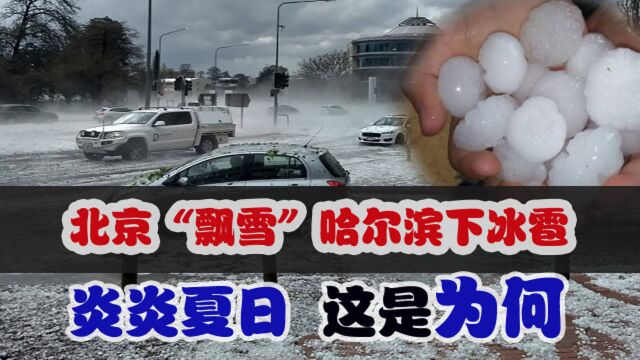 科学解密:为何炎炎夏日,北京“飘雪”哈尔滨“狂砸”冰雹!