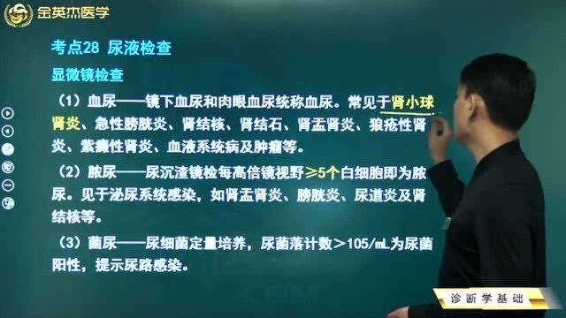 中西医诊断学基础:尿液检查时应该注意哪些?六类管型尿你知道吗?