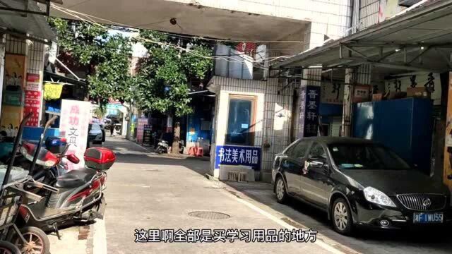 农村父子三人去岳阳图书城,走了好几家才买到想要的,看看买的啥