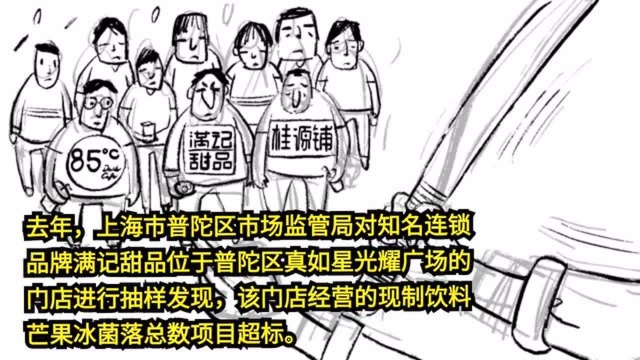 画说热点/因为食品安全问题 85度C、满记甜品等网红店被罚