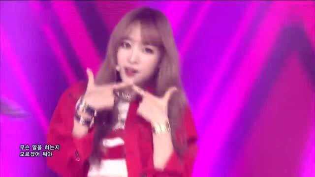 EXID《Ah Yeah》人气歌谣表演舞台现场版150524