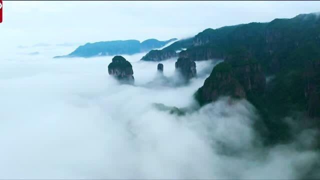 这处云海仙境的美,传说竟然让神仙都驻足而居,真的有这么神奇