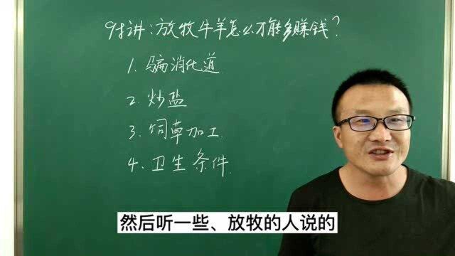 98讲:放牧牛羊怎么样才能多赚钱?