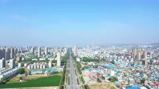 高空航拍偃师市城区,整个城市尽收眼底!