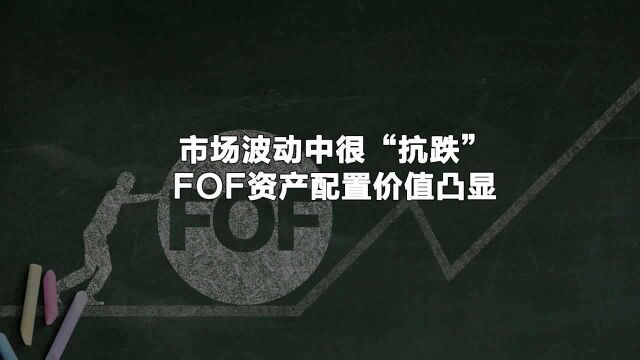 市场波动中很“抗跌” FOF资产配置价值凸显