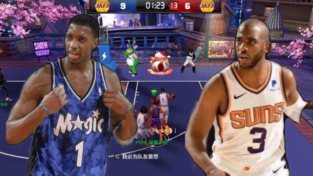 最强NBA:魔麦大本神挡拆,保罗湖帅统内外!