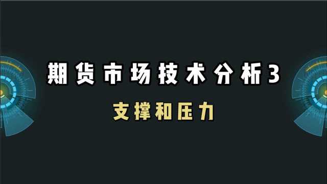 期货市场技术分析3——支撑和压力的应用