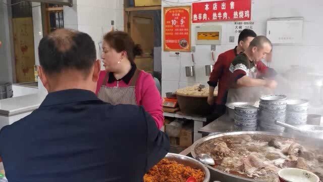 郏县百年老字号美食饸烙面,冢头古镇百年老字号网红饸烙面