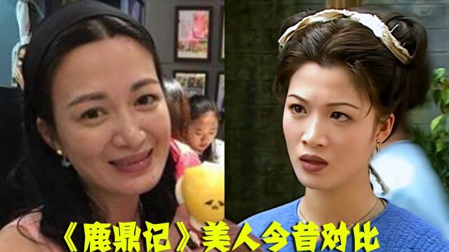 《鹿鼎记》美人今昔,“双儿”颜值掉线苍老明显,最美阿珂22年后美艳依旧