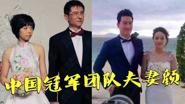 中国冠军天团夫妻颜值,李宁老婆神似刘诗诗,马龙老婆不输迪丽热巴