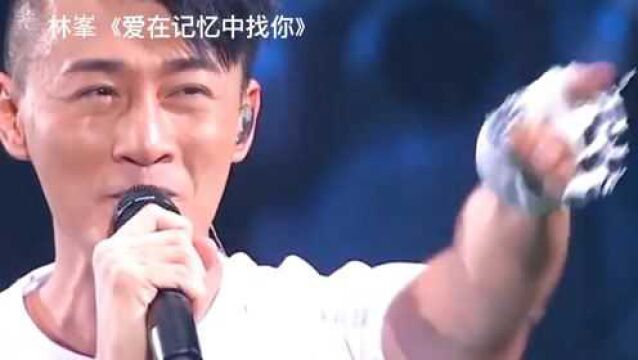 林峯演唱经典歌曲《爱在记忆中找你》,满满的回应,观众忍不住跟唱,太感动了