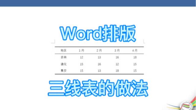 #看点AIGword排版三线表的做法#学习