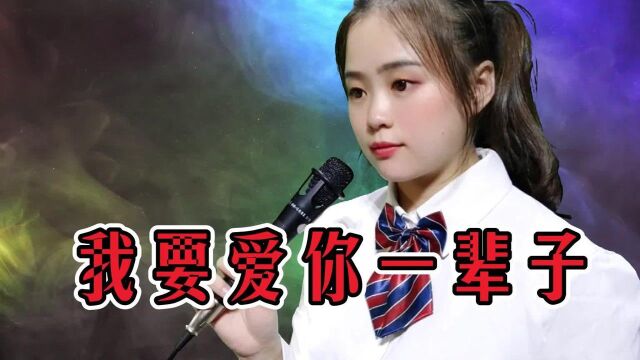 一首情歌《我要爱你一辈子》,永远不分离,太美了,真的醉了