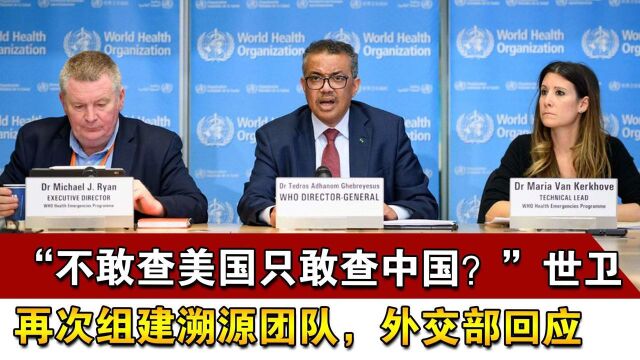 “不敢查美国只敢查中国?”世卫再次组建溯源团队,外交部回应