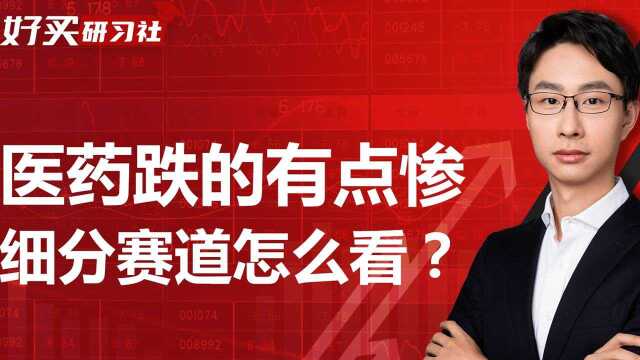 医药跌的有点惨,细分行业(CXO、医疗器械、消费医疗、创新药)哪些还有机会?