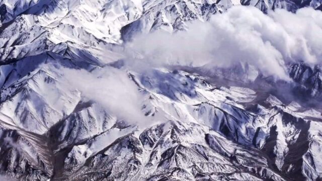 风景之冬,雪山之光