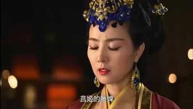 芈姝肚子饿,王后却不让她吃,芈姝偷吃动作太可爱