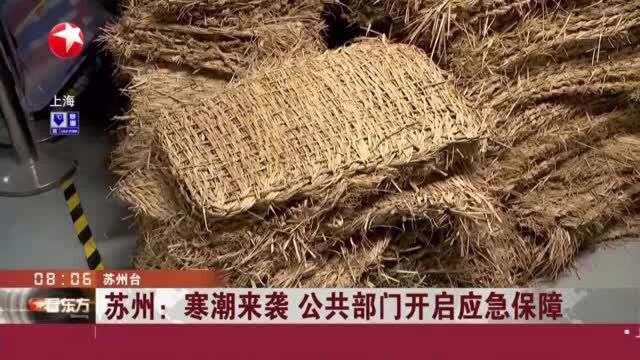 苏州:寒潮来袭 公共部门开启应急保障