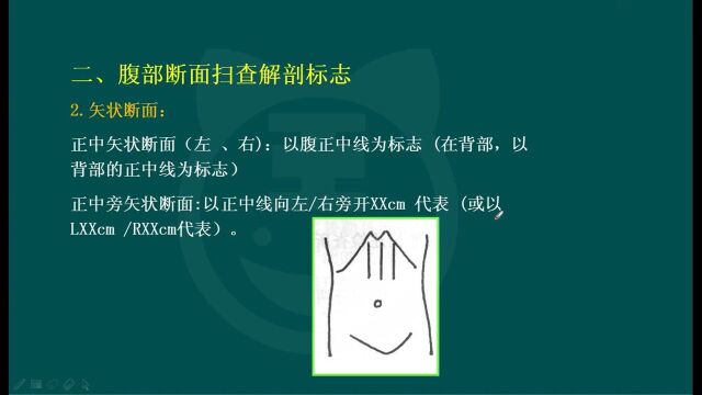 2021阿虎医考超声波主治中级医学专业知识考试培训 腹部超声扫查与超声图像方位标识方法