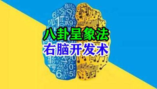 八卦呈象法,右脑开发方法,六十四卦中华国学文化精髓!