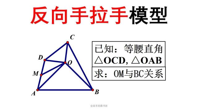 [中考数学]反向手拉手模型