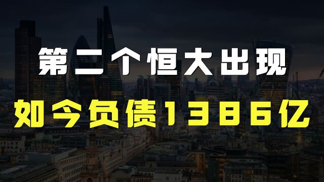 第二个“恒大”出现,曾开发半个城市的地产,如今公司负债千亿