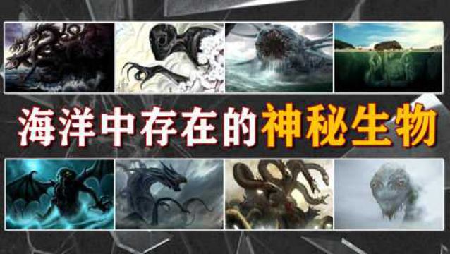 海洋中存在的10种神秘生物,你以为深海中只有鲸鱼吗?