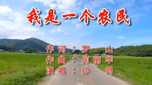 【我是一个农民】 罗山词 何丽华曲 孙鸽唱 高清版视频制作天鸟音画天际青鸟