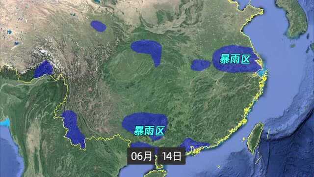 南方暴雨仍在持续,三维地图看各地状况.