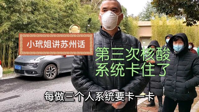 苏州疫情防控第三次核酸检测,系统繁忙卡住,小玳姐报名做志愿者