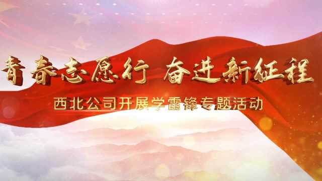 西北公司“青春志愿行 奋进新征程”学雷锋