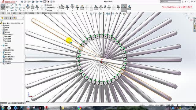 用SolidWorks画一个艺术摆件,还是那么简单