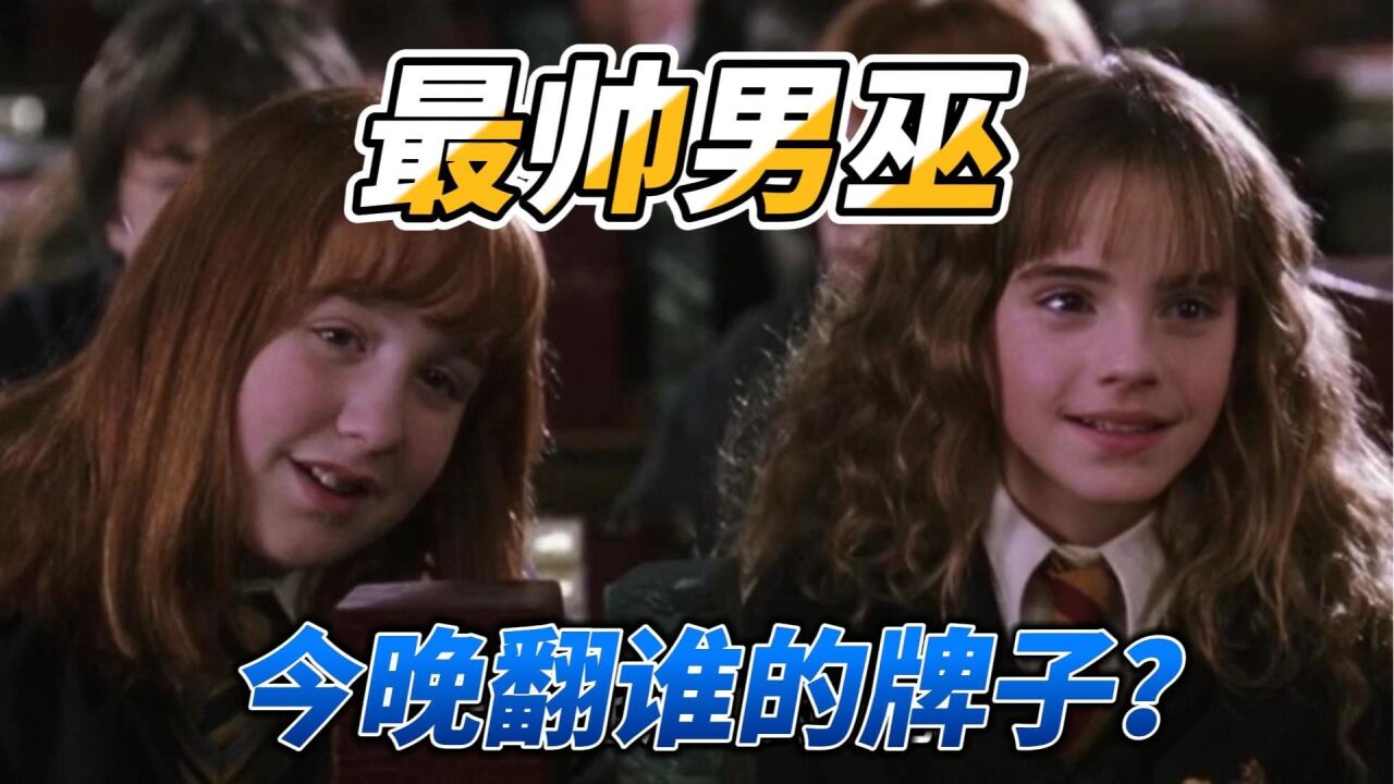 哈利波特中公认的最帅男巫,路人角色登榜,颜值天花板掉到第二