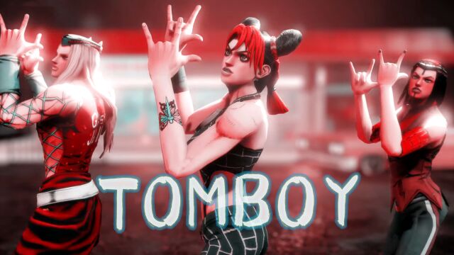 JOJO MMD:空条徐伦等人演绎“TOMBOY”,好带感