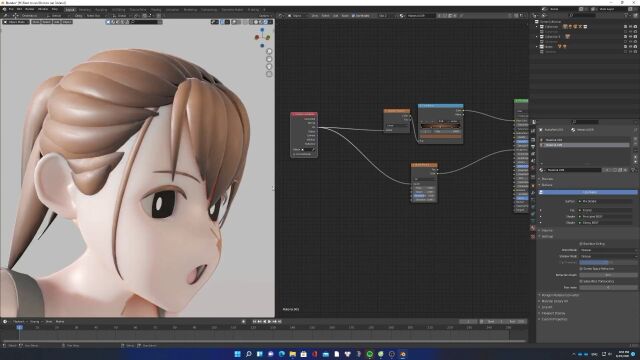 【RRCG】Blender可爱运动女孩建模与动画实例制作视频教程