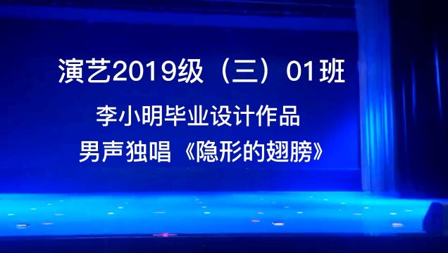 演艺2019级(三)01班李小明毕业设计作品视频