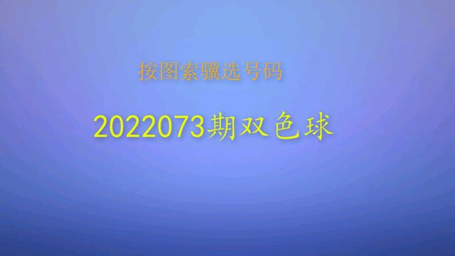 2022073期双色球号码分析