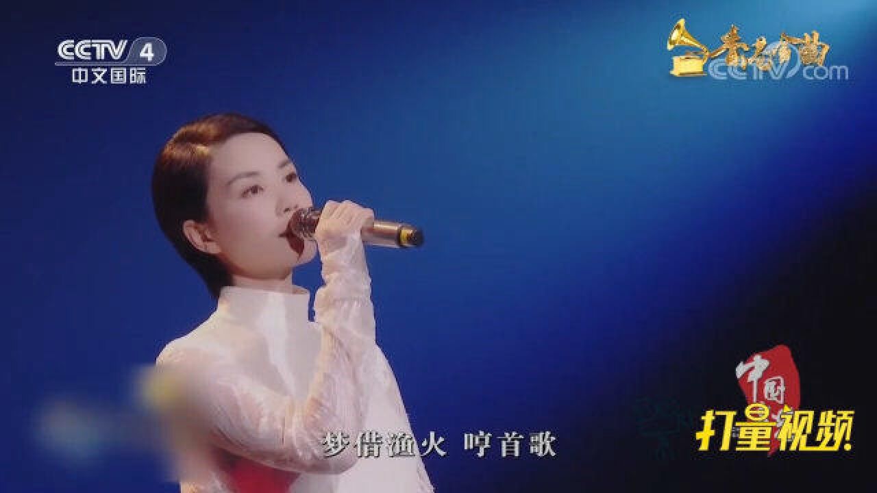 王菲深情演唱歌曲《湾》,歌声空灵缥缈,太好听了