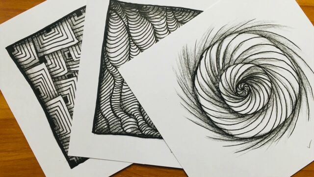 3D中的Zentangle图案