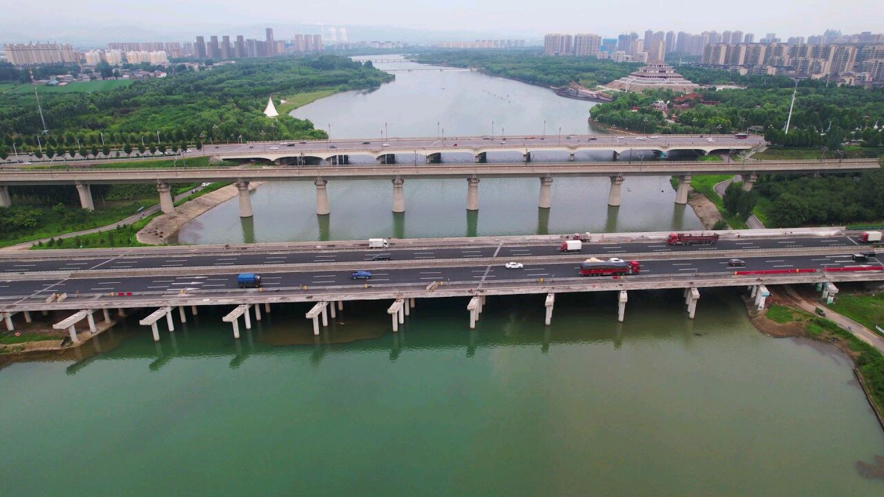 鹤壁市淇河(泰山路段)美丽美景