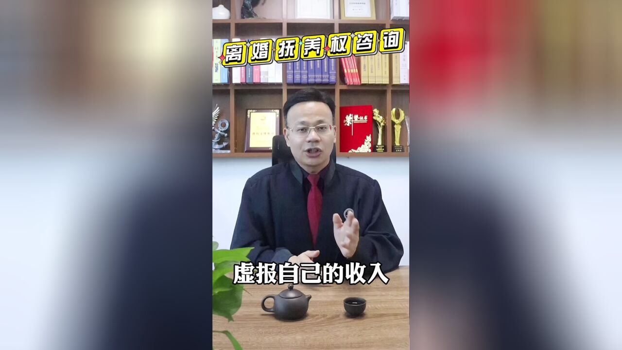 广州离婚律师王幼柏:离婚时,为了争取孩子抚养权虚报收入,可取吗?