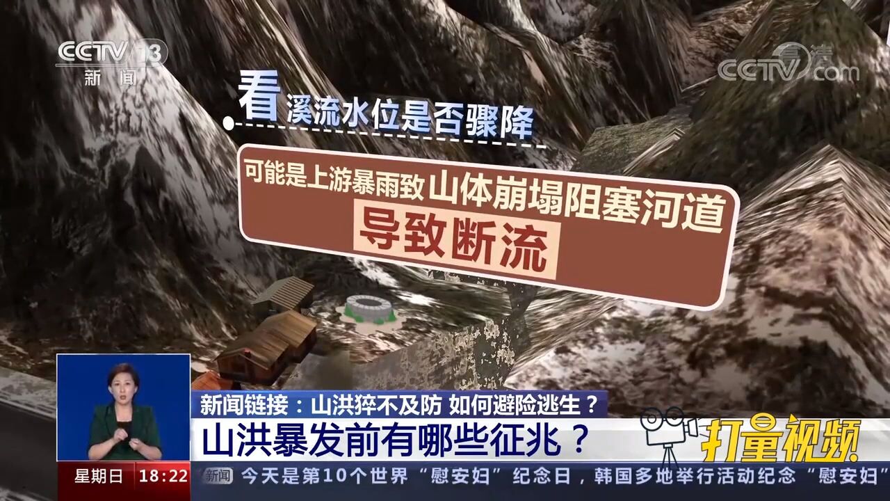 山洪暴发前有哪些征兆?记住这5点,关键时刻能救命