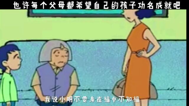 也许每个父母都希望自己的孩子功名成就吧